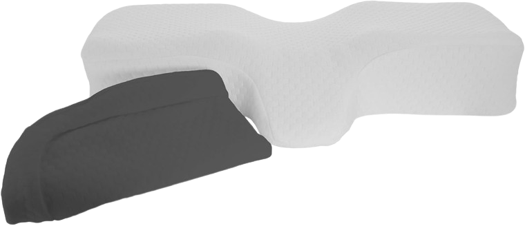 Petite Orthopedic Premium Pillow Case, Gray Petite