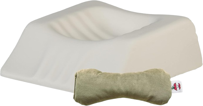 Travel Pillow, Firm Support and Moisturizing Heat Pack Set for Dry Eyes